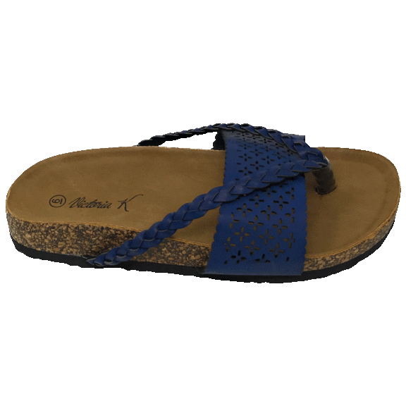 Victoria K. Women's Fashion Footbed Sandals