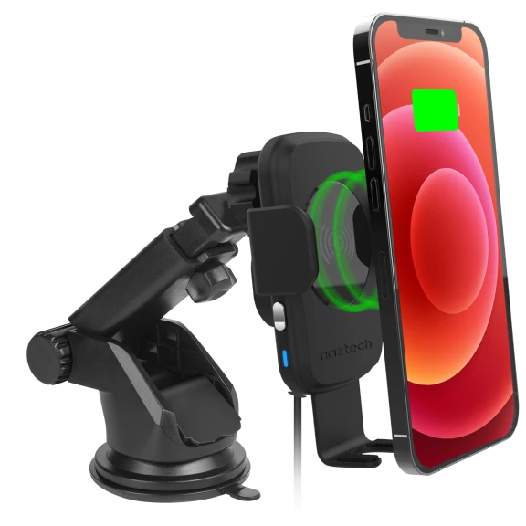 Naztech SmartGrip 15W Wireless Charging Universal Car Phone Mount