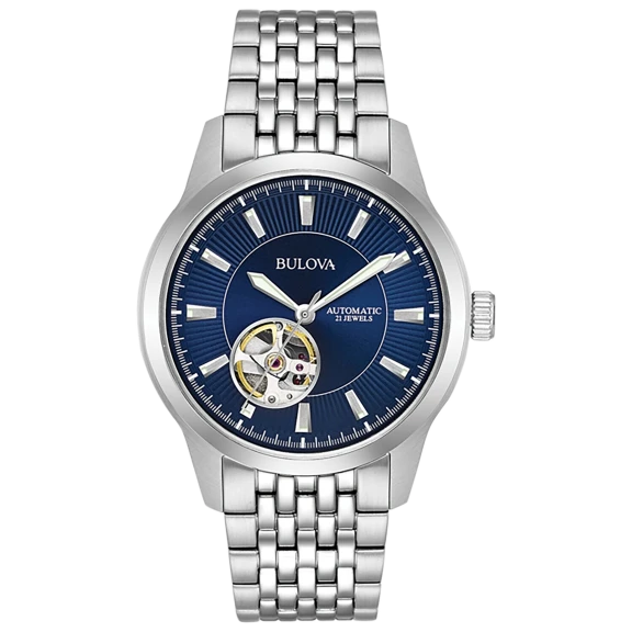 Bulova Automatic Men's Silver Watch in Stainless Steel