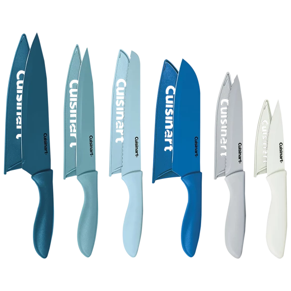 Cuisinart Advantage 6-Piece Ceramic-Coated Nautical Knife Set