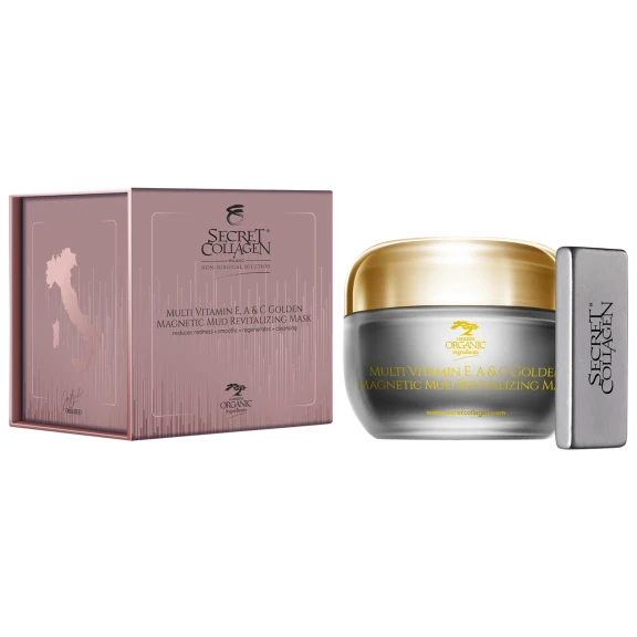 Secret Collagen Multi Vitamin E, A & C Golden Magnetic Mud Mask