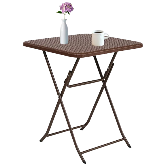 AOOU Rattan Design Patio Cafe Table
