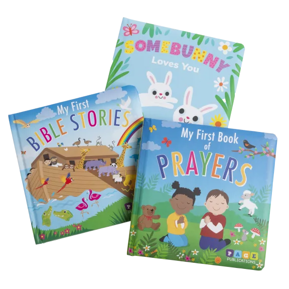 3-Pack: Padded Board Books "Religious Theme"