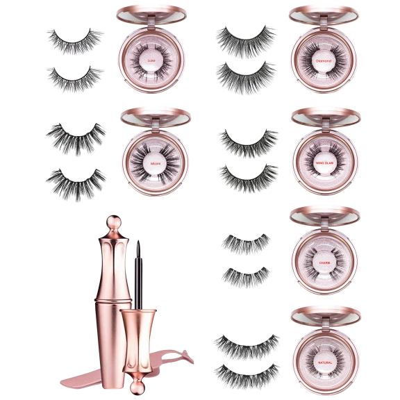 Magnetic Eyeliner with 3D Magnetic Eyelashes Kit