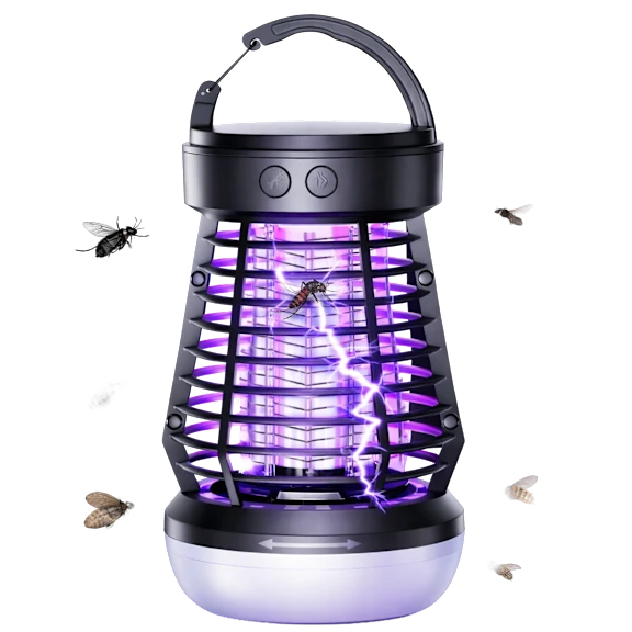 HAKOL Portable 3-in-1 Rechargeable Indoor & Outdoor Bug Zapper