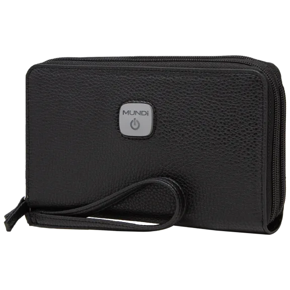 Mundi My Secret Sanitizer Clutch Wallet With UVC Light Sanitizer