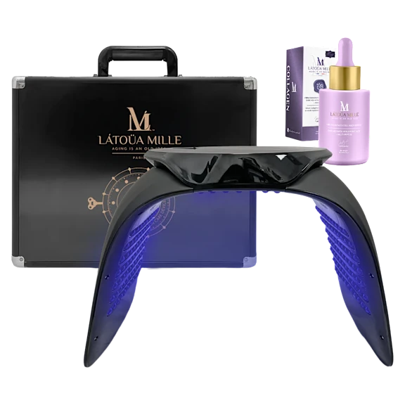 Latoua Mille Multi-Layer Superpower LED Skin Care Device & Collagen Serum