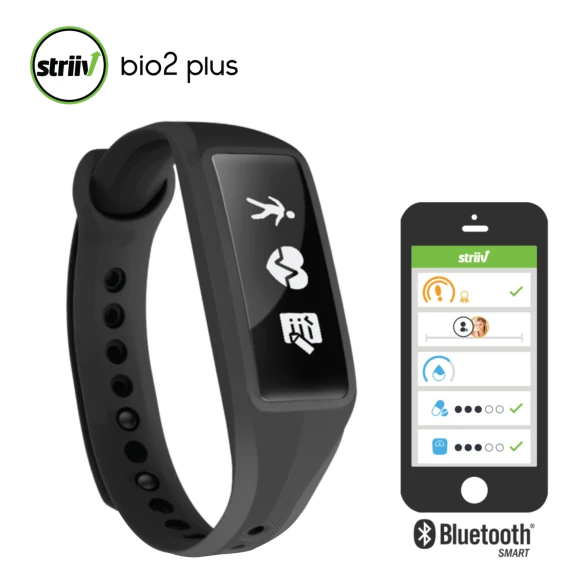 Striiv Fusion Bio2 Plus Fitness Smartwatch with Heart Rate Monitoring