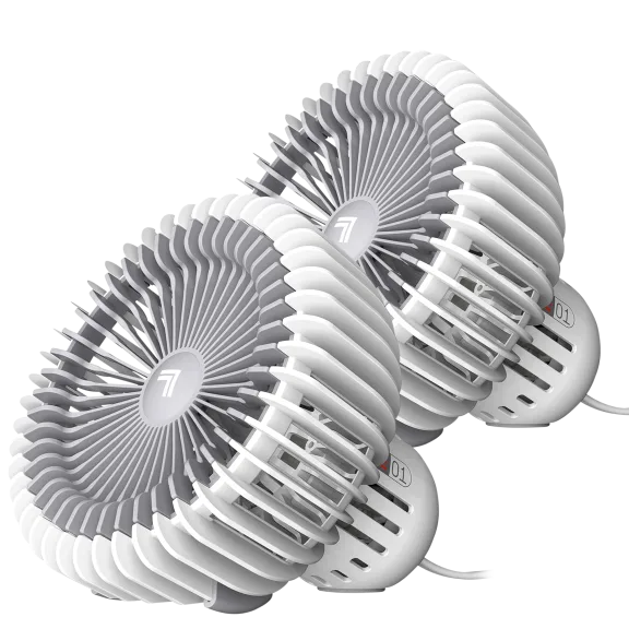 2-Pack: Sharper Image By Vornado Refresh 01 Desktop Fan