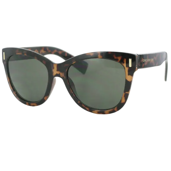 Jones New York Chunky Retro Square Tortoise Sunglasses
