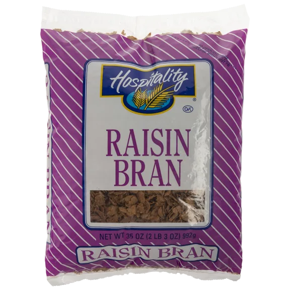 8.75lb Case of Hospitality Raisin Bran Cereal (4 units of 2lb 3oz)