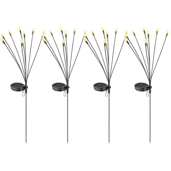 4-Pack: Vistalite Solar Fairy Pathway Lights