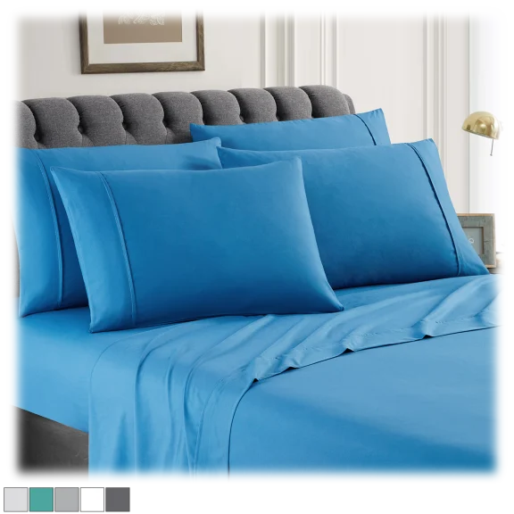 Spirit Linen 6-Piece Ultra Soft Sheet Set