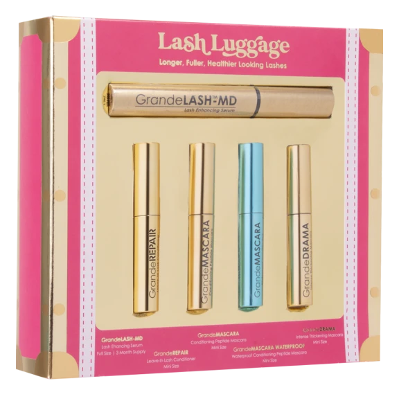 Grande Cosmetics 5-Piece Lash Luggage Set