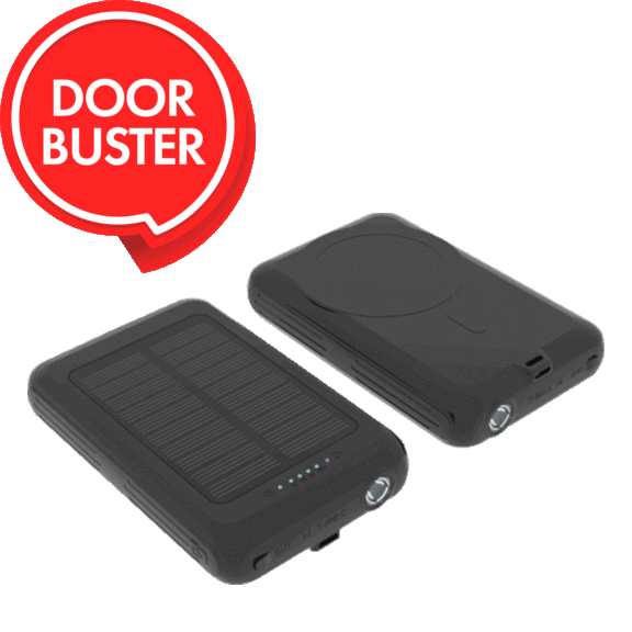 Brookstone 5000mAh Solar MagSafe Power Bank