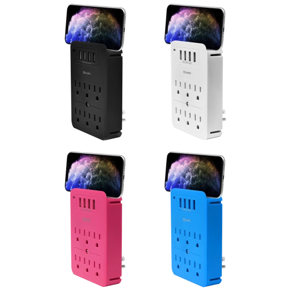 Aduro Surge Multi-Charging Station with 6 Outlets and 4 USB Ports