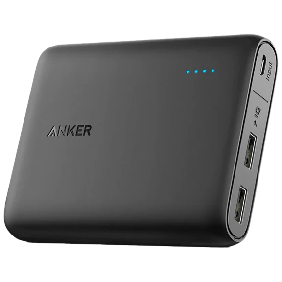 Anker PowerCore 10400mAh 7.5 Watt Charger with 2 USB-A Ports