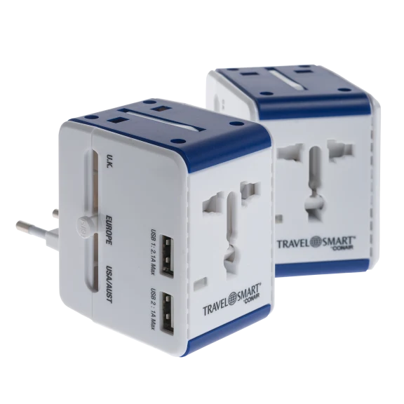 2-Pack: Conair TravelSmart All-in-One Travel Adapter