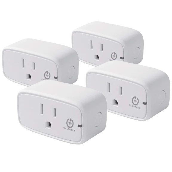 4-Pack: IQConnect WiFi Smart Plugs