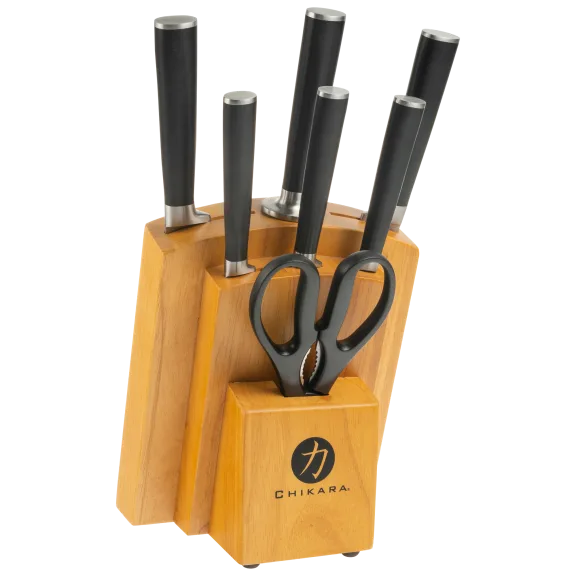 Ginsu Gourmet Chikara Series 8-Piece Premium Forged Knife Set