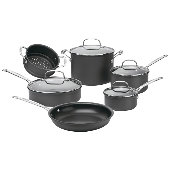Cuisinart® Chef's Classic 10-Pc Non-Stick Cookware (Damaged Box, First Quality)