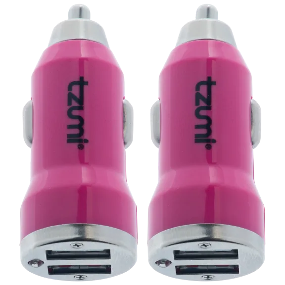 2-Pack: Tzumi 2 Amp Car Charger