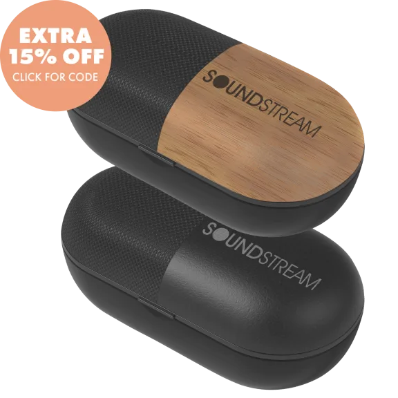 Soundstream 2-In-1 Earbuds & Bluetooth Speaker Waterproof