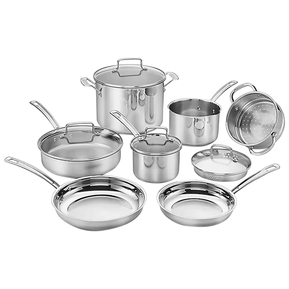 Cuisinart 11-Piece Chef's Classic Pro Stainless Cookware