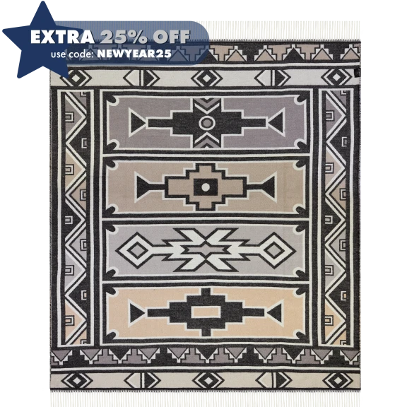 Thula Tula Ndebele Cerise Triple Jacquard Throw