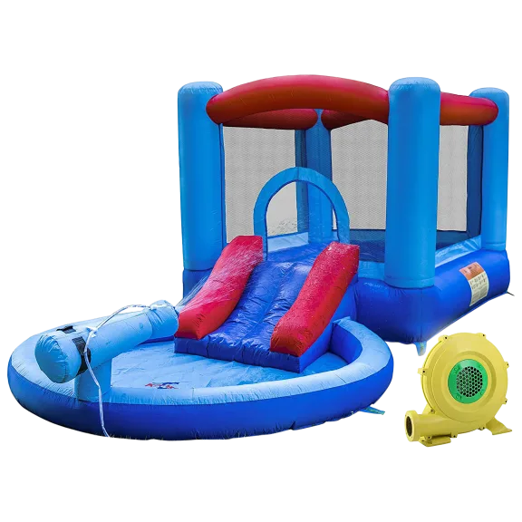 Kangaroo Kastle Inflatable Bounce House and Water Slide