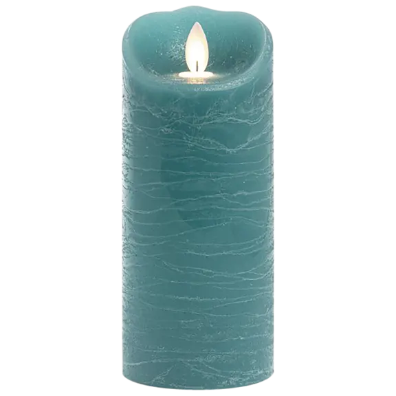 Sterno Home Flameless LED Wax Rustic Pillar Candle