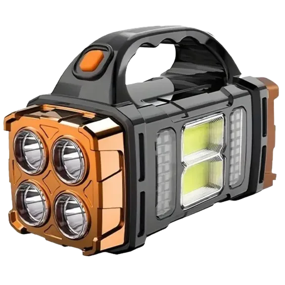 Hakol Linterna LED Recargable por Energía Solar y USB con 4 Modos