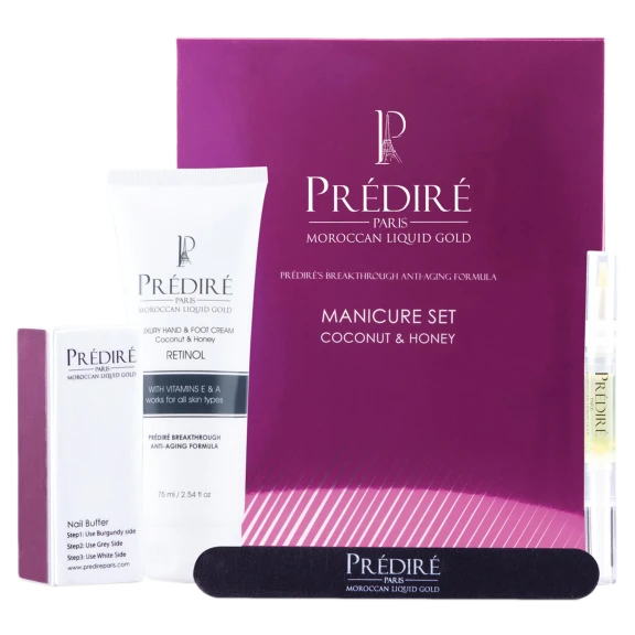 Predire Paris 4-Piece Manicure Set: Coconut and Honey