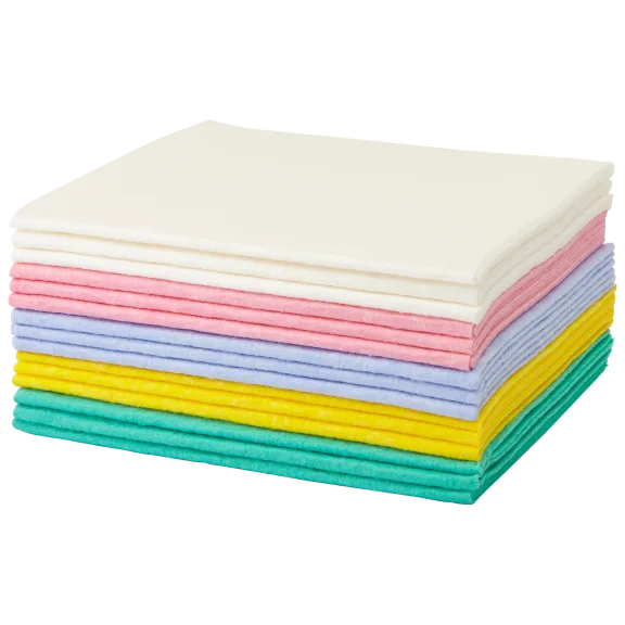 15-Piece: Flinka Variety Pack of Reusable Cleaning Cloths