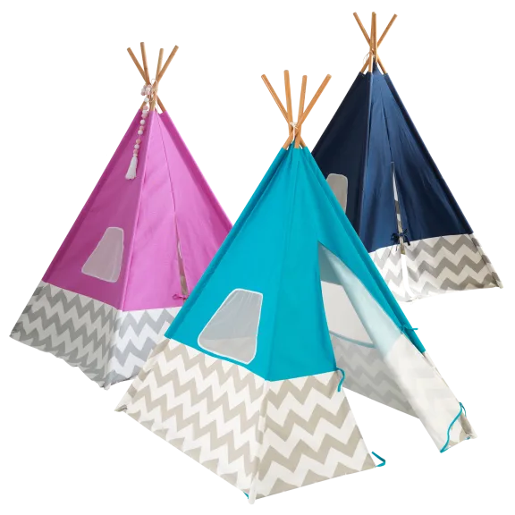 KidKraft Deluxe Bamboo and Canvas Play Teepee Furniture