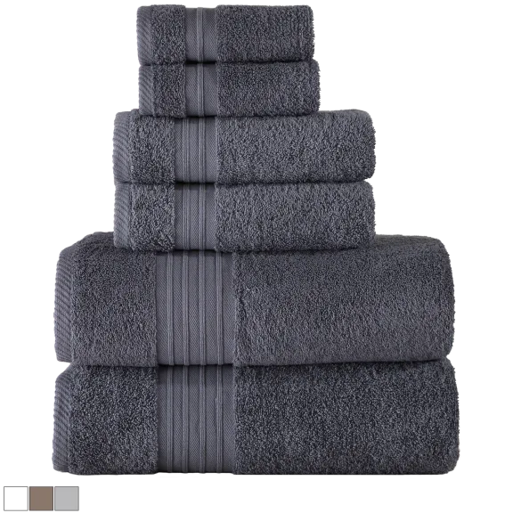 Enchante Home Luna Turkish Towel 6-Piece Set