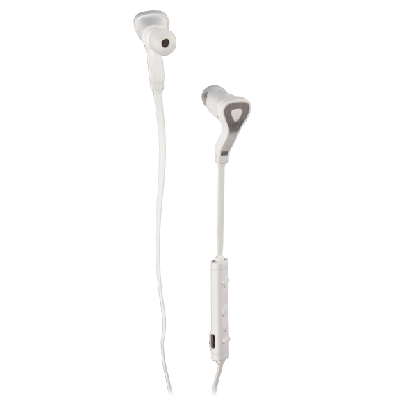 Equalizers Bluetooth Sport Earbuds in White by Gigs Audio