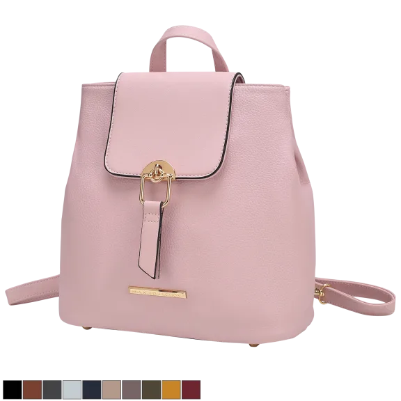 MKF Collection Ingrid Vegan Leather Convertible Backpack by Mia K