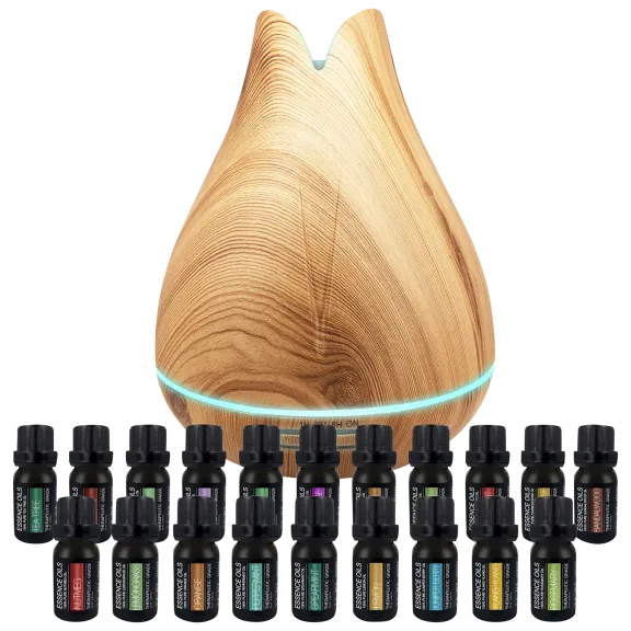 Pure Daily Care Ultimate Aromatherapy Diffuser & 20 Essential Oil Set