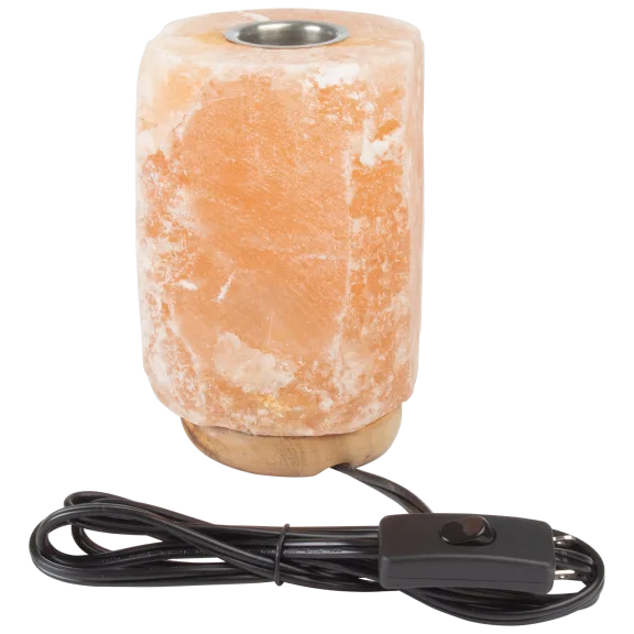 Evolution Salt Co. Himalayan Salt Lamp with Essential Oil Diffuser