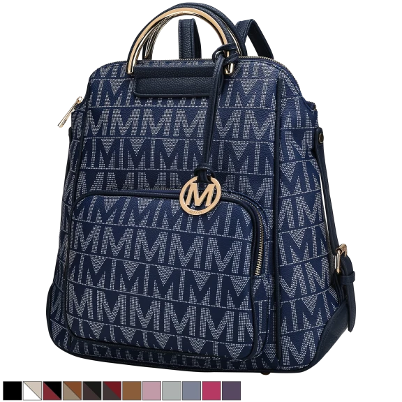 MKF Collection Cora Milan M Signature Backpack by Mia K