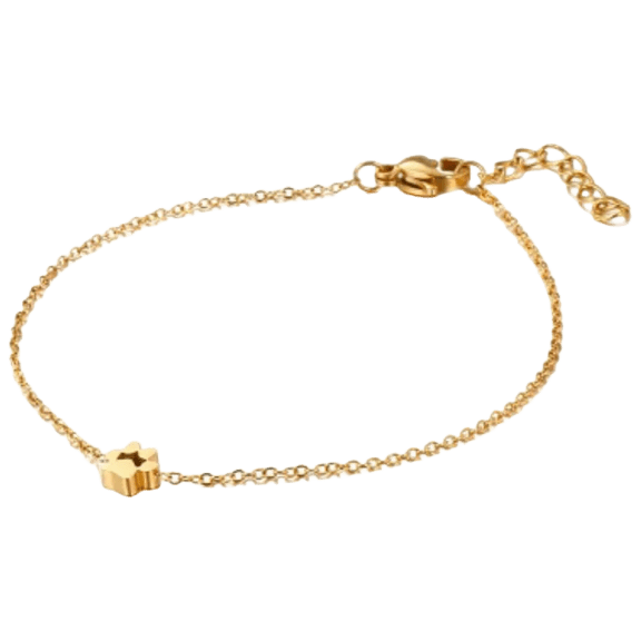 Hollywood Sensation Adjustable Mini Paw Print Charm Bracelet