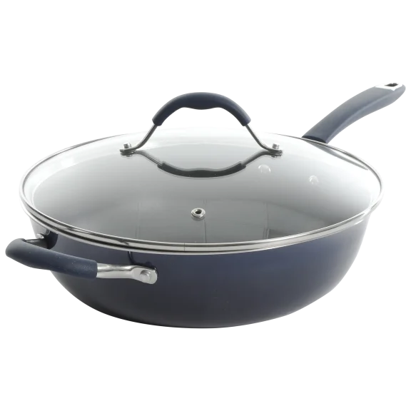 Cravings by Chrissy Teigen 5-Quart Aluminum Saute Pan with Lid