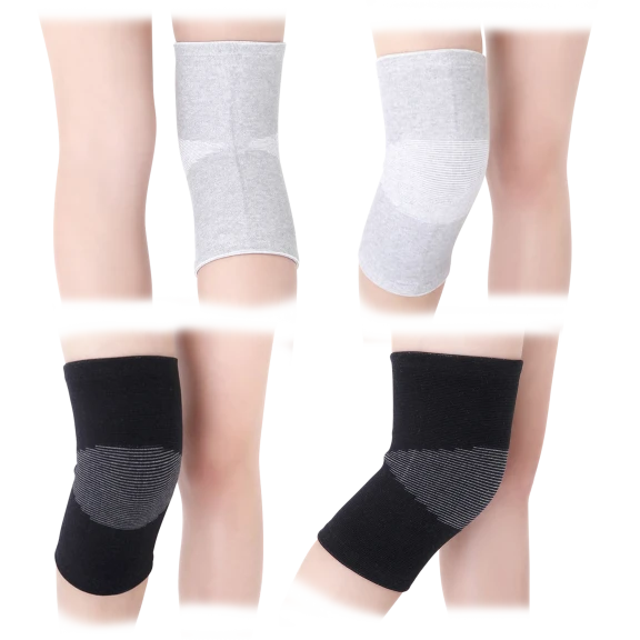 2-Pack: Extreme Fit Bamboo Compression Pain-Relief Knee Brace