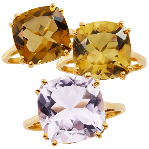 Savvy Cie 18K Gold Over Sterling Silver Statement