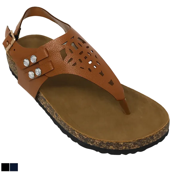 Victoria K Women's Fashion Perforated Footbed