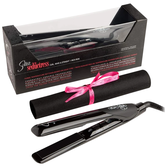 The Sultra Seductress 1" Curl, Wave & Straight Iron