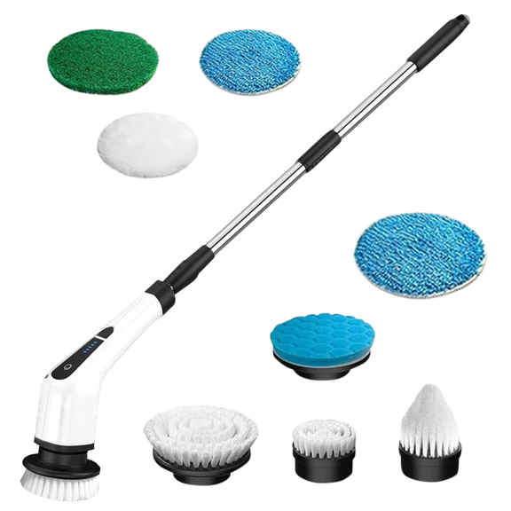 8-in-1 Electric Cordless Spin Scrubber