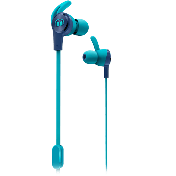 Monster iSport Achieve Sweatproof In-Ear Wired Sports Headphones w/Microphone