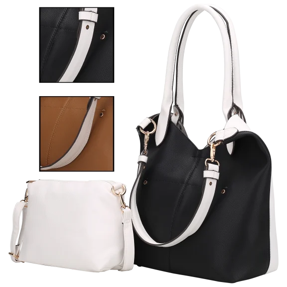 MKF Collection Phoenix Tote/Shoulder Bag with Cosmetic Pouch by Mia K